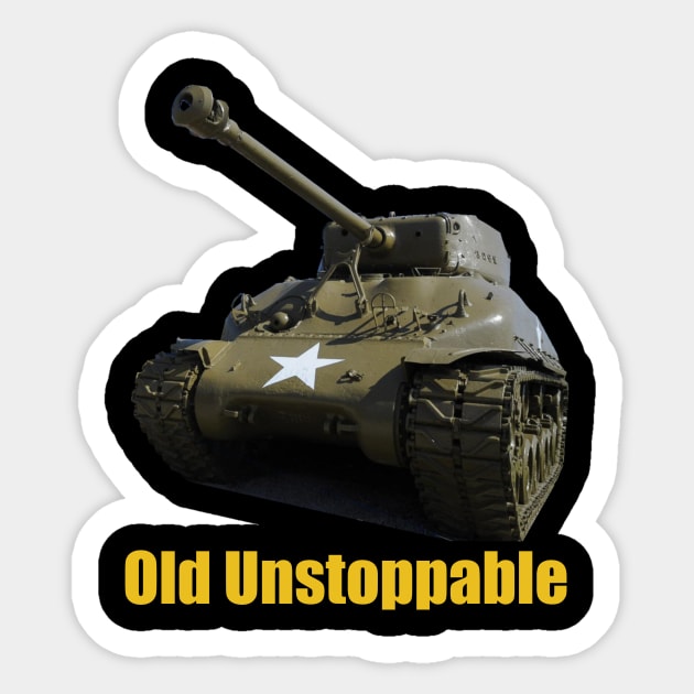 Old Unstoppable Sticker by olivedrab